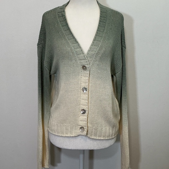 Bella Dahl Ombre Button Front Knit Cardigan Sweater Size XS - Picture 1 of 7